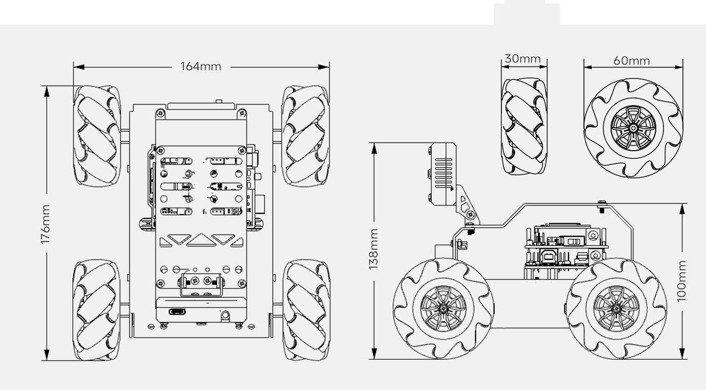 miniAuto 结构线稿图