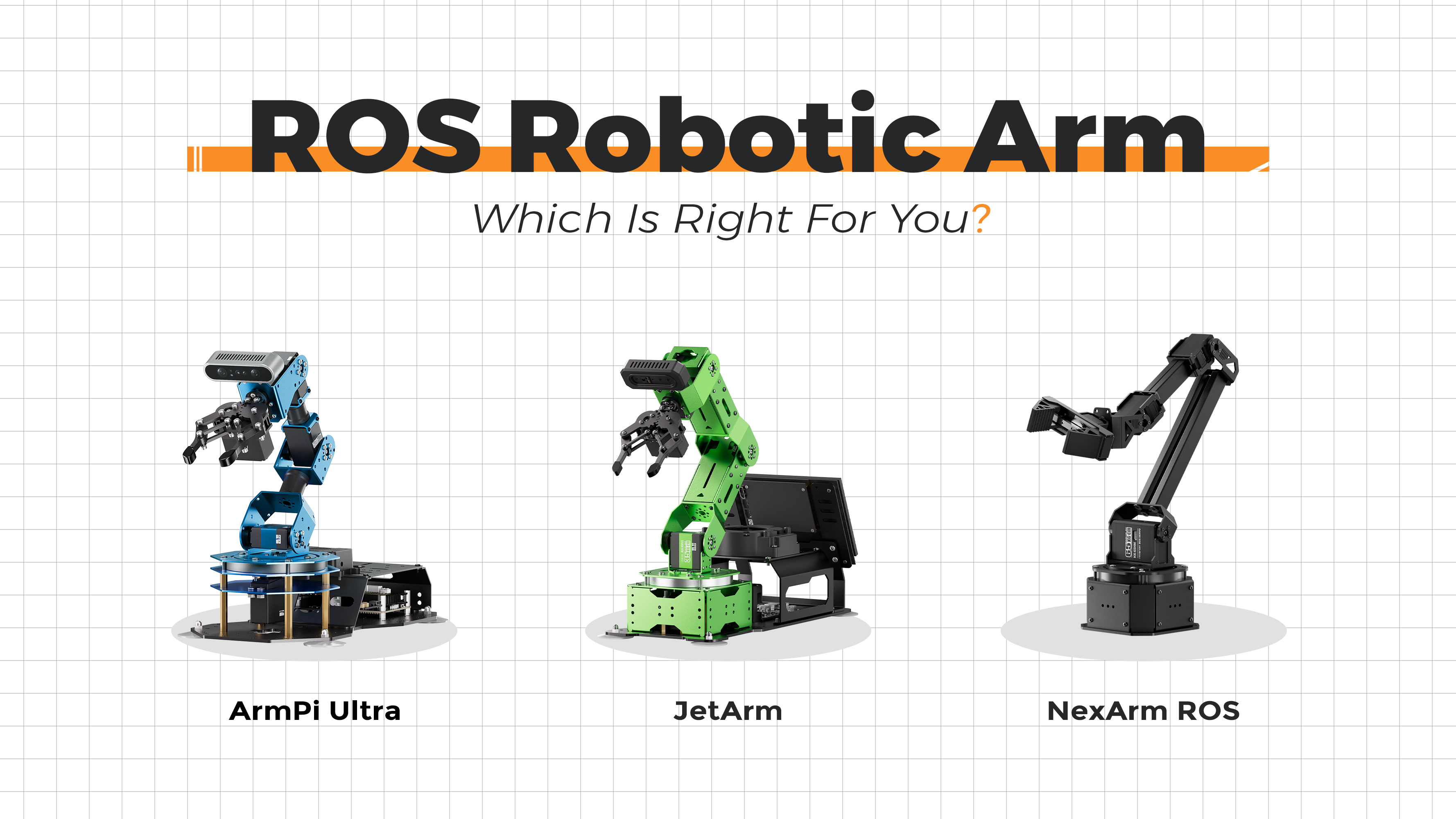 ROS robotic arm selection guide