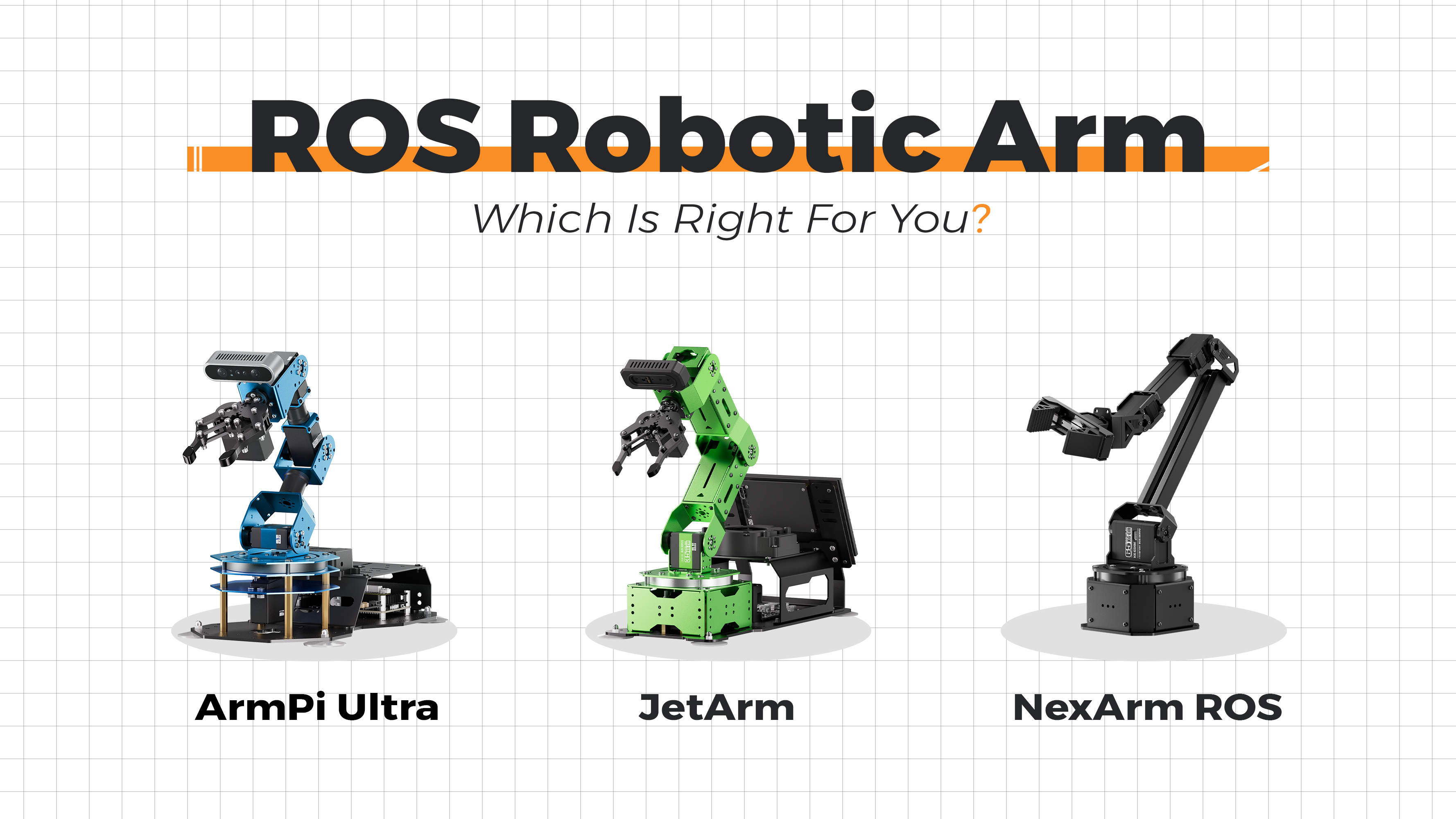 ROS robotic arm selection guide