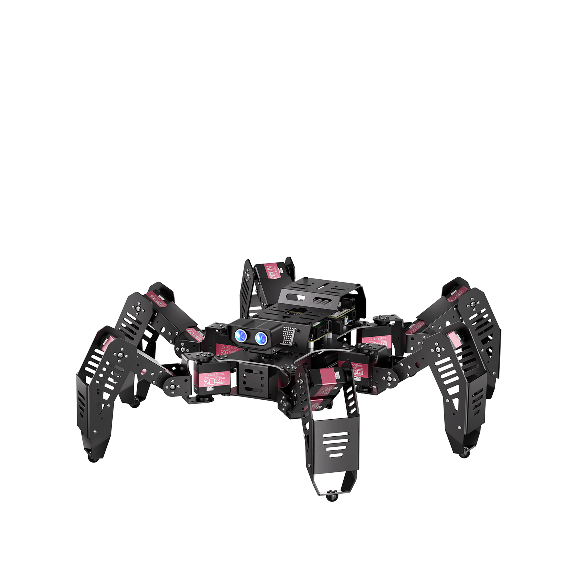 SpiderPi智能视觉六足机器人